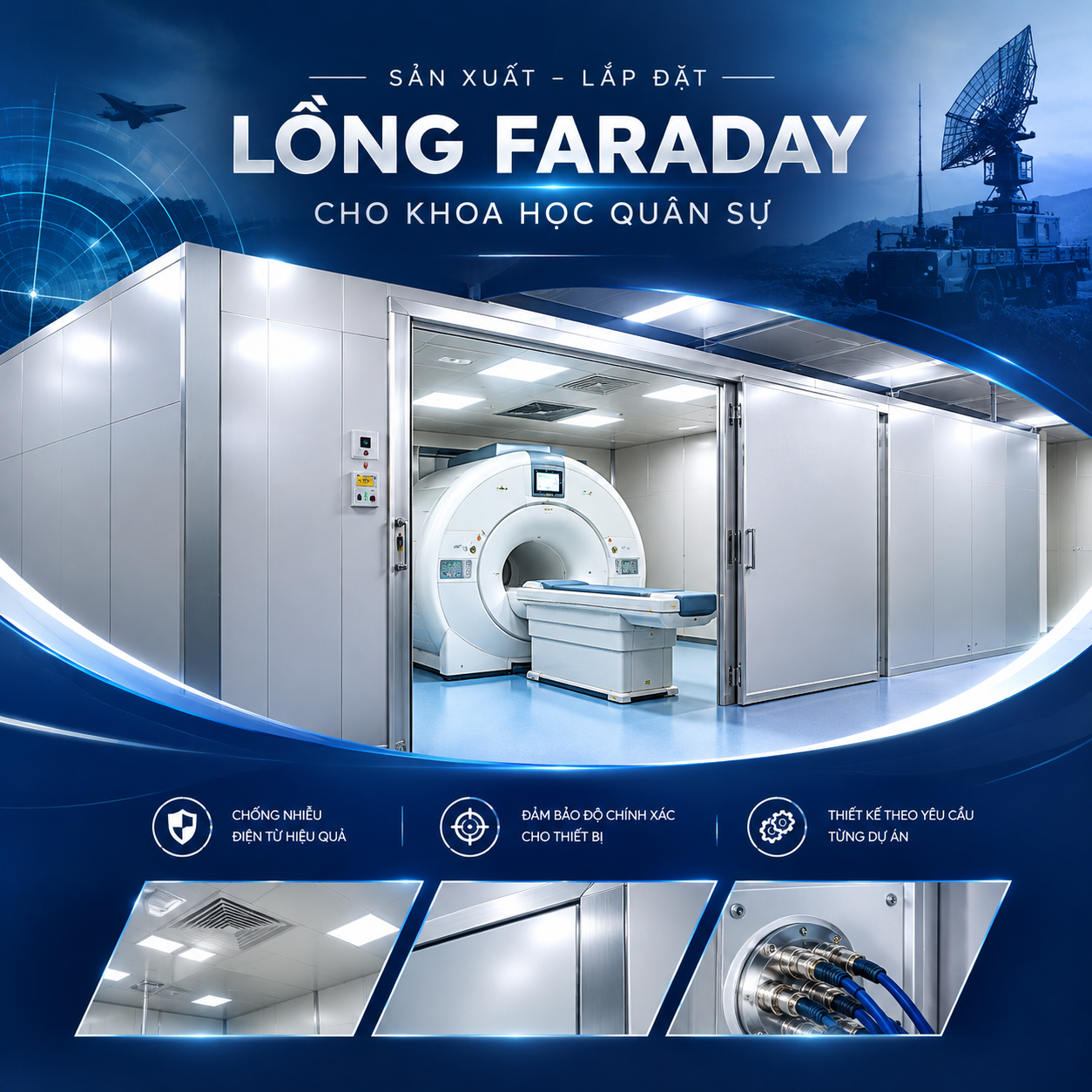MIG CORP – Giải pháp che chắn RF cho phòng MRI